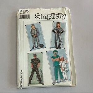 Simplicity 8890 Costumes Sewing Pattern
